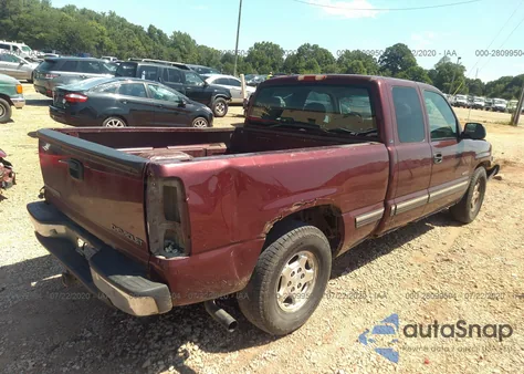 2000 Chevrolet Silverado 1500 Ls from USA, damaged, VIN 2GCEC19T4Y1243777